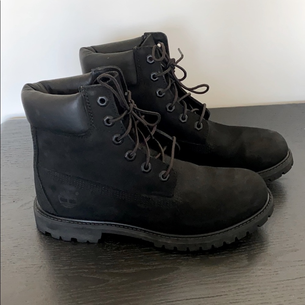 Women’s Black 6in Premium Waterproof Timberlands